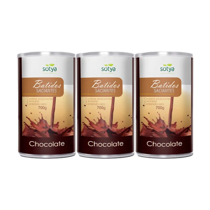 Pack 3x Sättigender Smoothie (Schokolade) 3 Einheiten à 700G