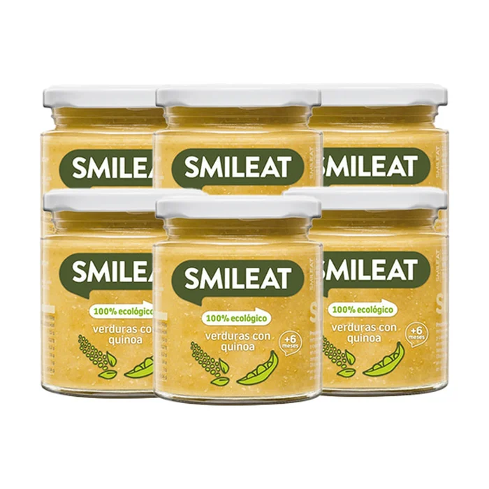 Packung Gemüsegläser mit Quinoa 6m + 6 Einheiten à 230G (Gemüse)