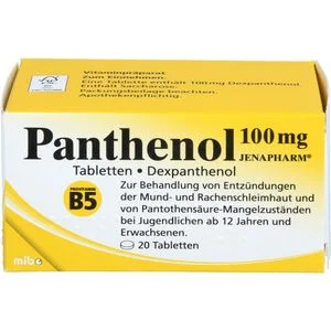 PANTHENOL 100 mg Jenapharm Tabletten 20 St