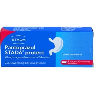 PANTOPRAZOL STADA protect 20 mg magensaftres.Tabl. 7 St