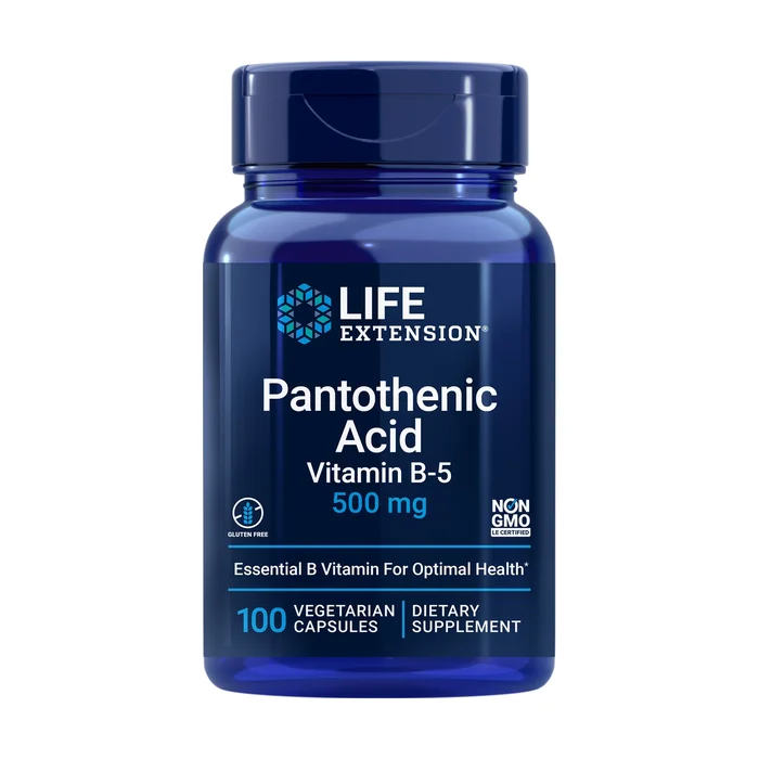 Pantothensäure Vitamin B5 100 Gemüsekapseln