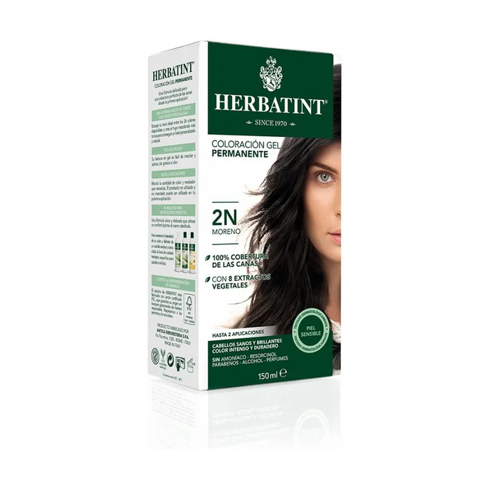 Permanent Color Gel Moreno 2N 150 ml