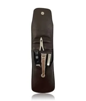Pfeilring Basic Taschenetui 8248 Braun mit Knipser Maniküre-Set