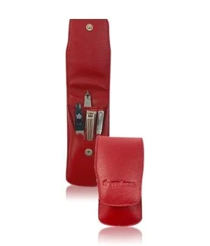 Pfeilring Basic Taschenetui 8248 Rot mit Knipser Maniküre-Set