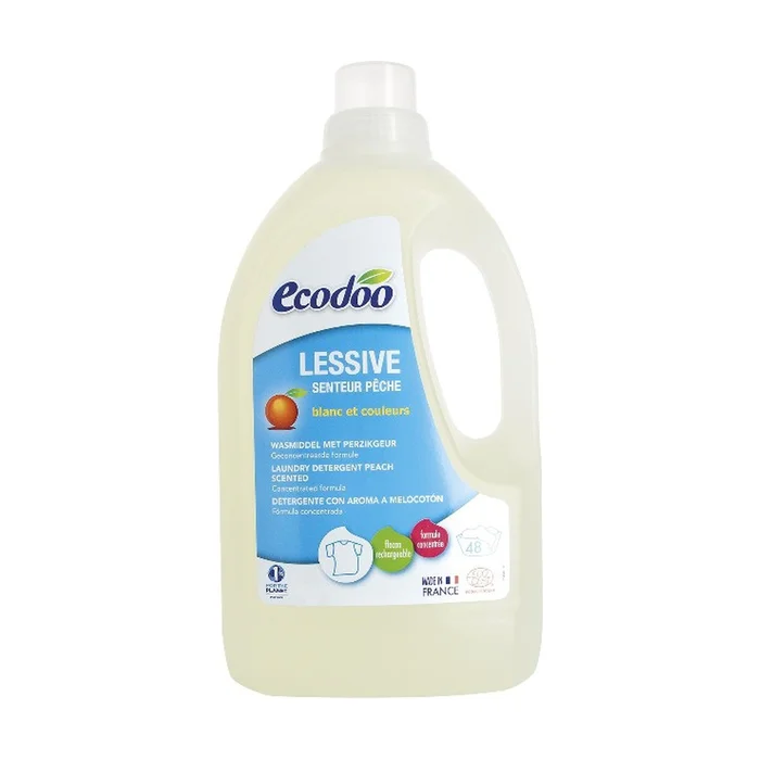 Pfirsichkonzentriertes Flüssigwaschmittel 1,5 L.