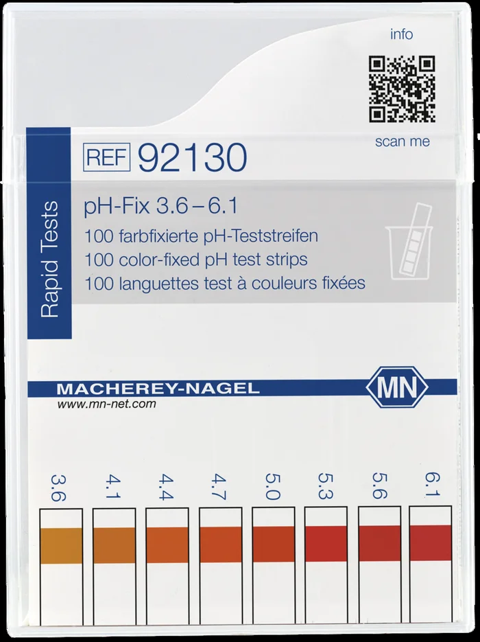 pH-Fix Indikatorstäbchen 3,6 – 6,1 (100 T.)
