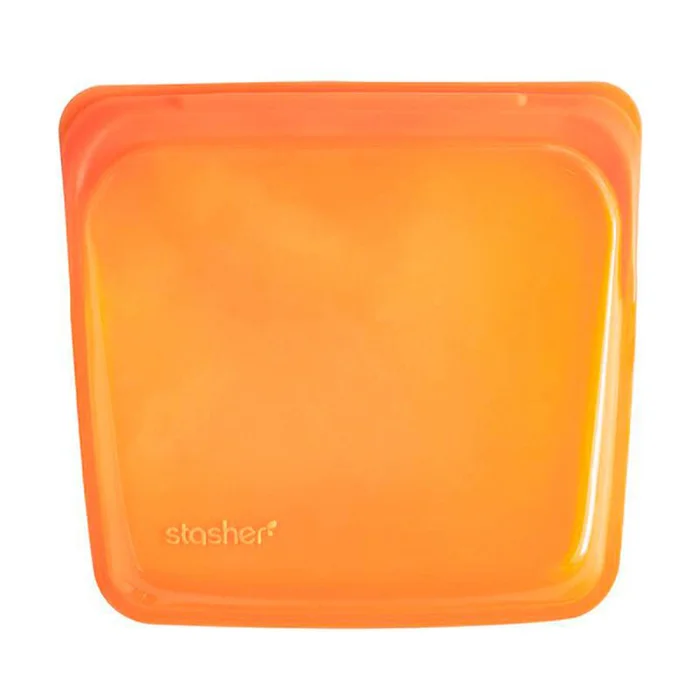 Platin Silikontasche M (Orange) 1 Einheit