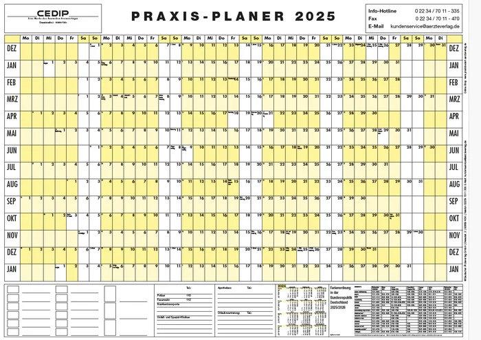 Praxiswandplaner 2025