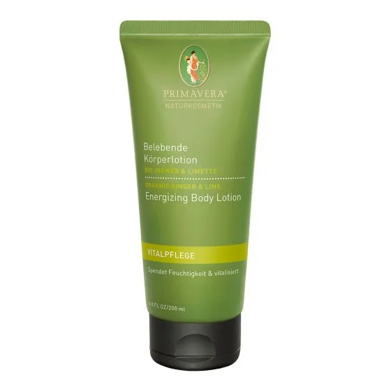 Primavera Belebende Körperlotion Bio Ingwer & Limette 200 Ml.