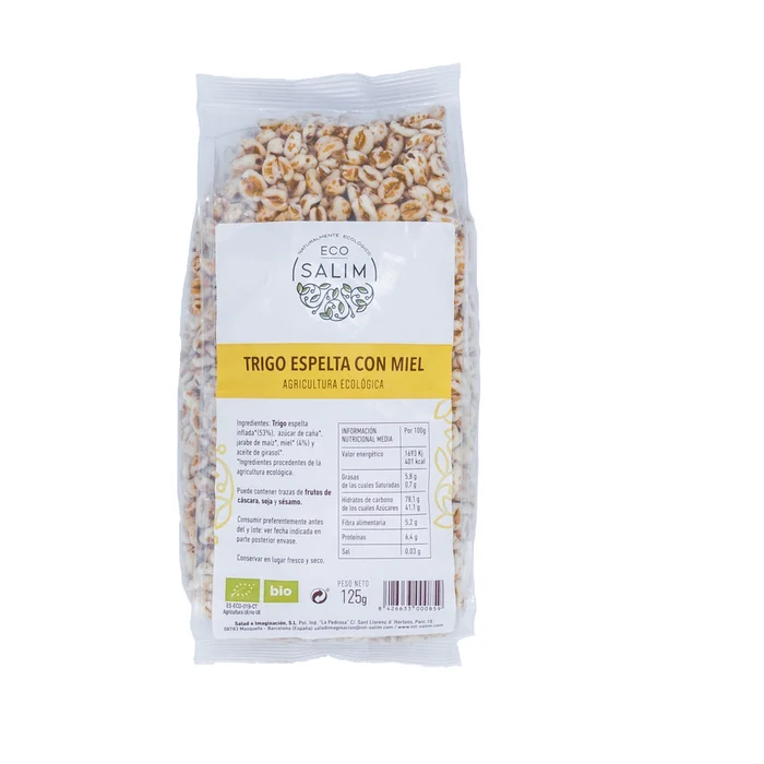 Puffed Dinkel mit Bio-Honig 125 G