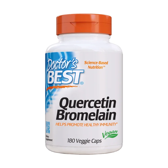 Quercetin Bromelain 180 Gemüsekapseln