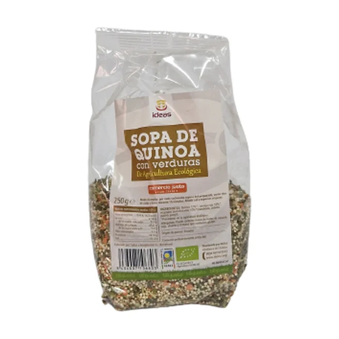 Quinoa-Suppe mit dehydriertem Bio-Gemüse 250 G