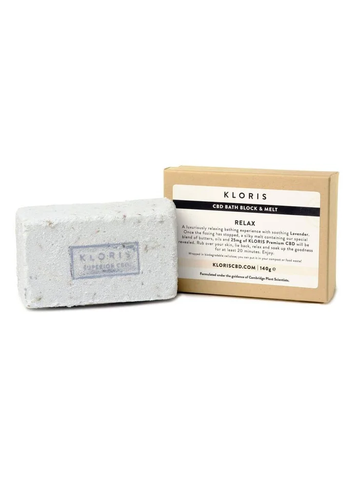 Relax – 100mg CBD Bath Block (Lavender)