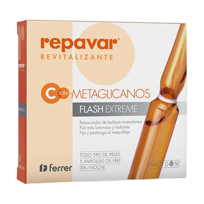 Revitalisierende Flash-Extrem-Gesichtsbehandlung 5 Ampullen