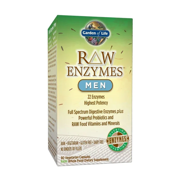 Rohe Enzyme Männer 90 Gemüsekapseln