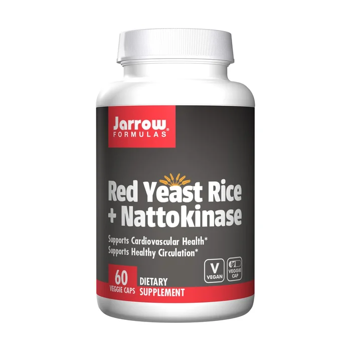 Roter Hefereis + Nattokinase 60 Gemüsekapseln