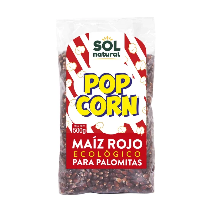 Roter Mais für Bio-Popcorn 500 G