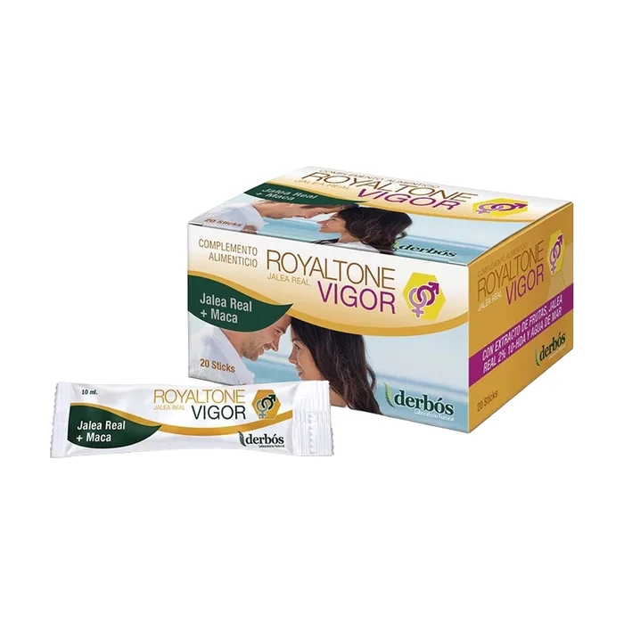 Royaltone vigor Gelée Royale + Maca 20 Sticks à 10ml