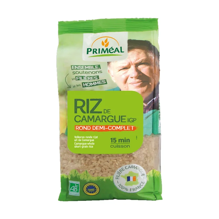 Runder Reis der Camargue 1/2 Integral 25 kg