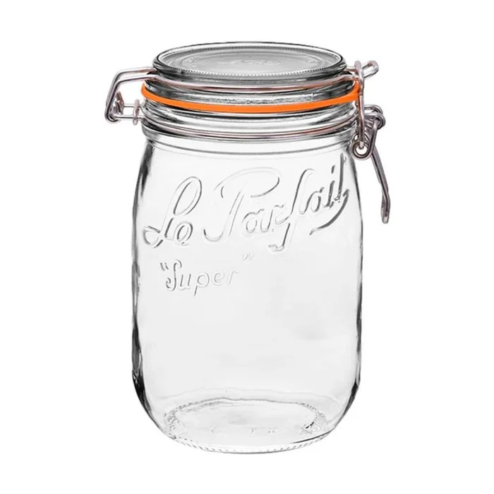 Rundes luftdichtes Glas 1000ml (8,5cm Ø) 1 Einheit