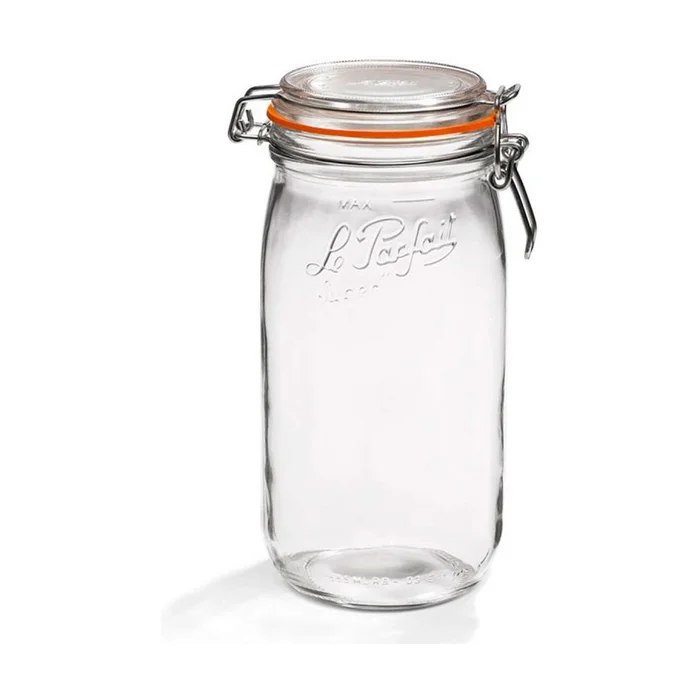 Rundes luftdichtes Glas 1500ml (8,5cm Ø) 1 Einheit