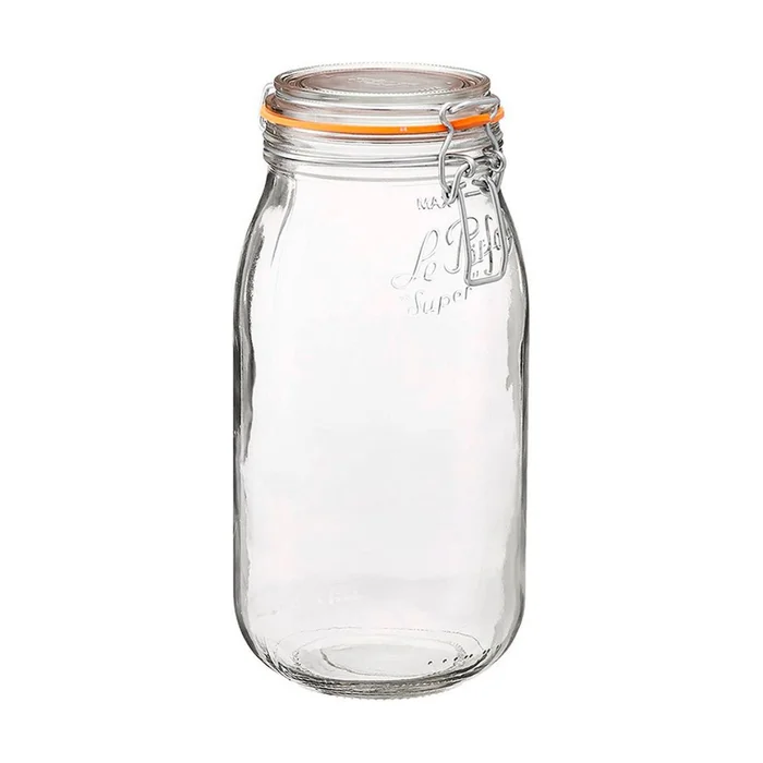 Rundes luftdichtes Glas 3000ml (10cm Ø) 1 Einheit