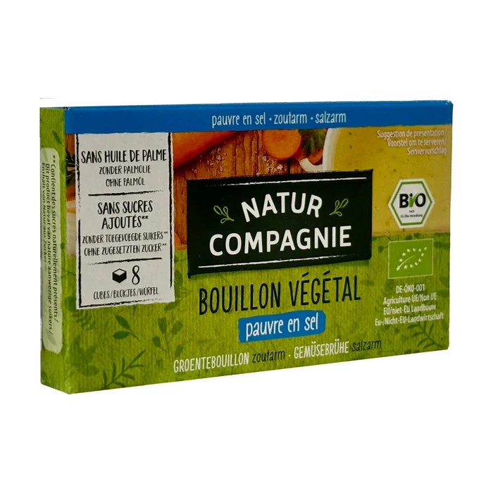 Salzarme Gemüsebrühe in Bio-Tabletten 88 G