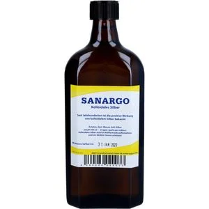 SANARGO kolloidales Silber Flaschen 500 ml