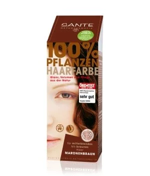 Sante Pflanzen Pulver Maronenbraun Haarfarbe