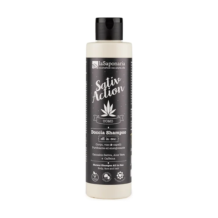 Sativ Action Shower Shampoo Alles in einem 200 ml