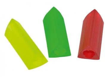 Schreibgriffe 3 Stück bunt gelb, hellgrün, rot