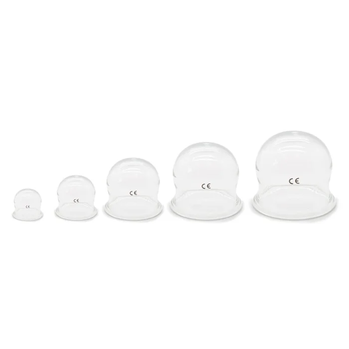Schröpfglas ohne Olive | 5er Set