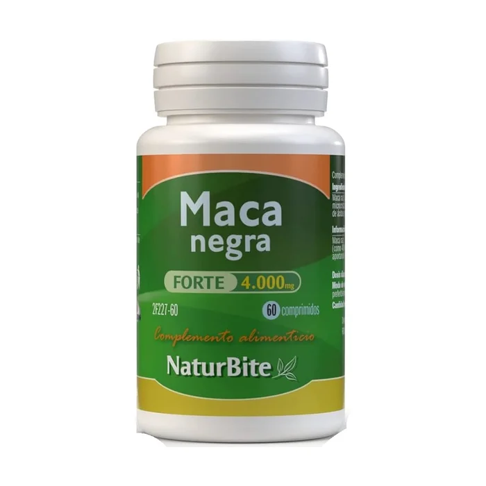 Schwarzes Maca Forte 4000 mg 60 Kimprimenrt