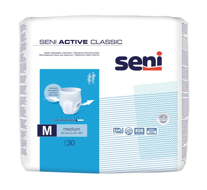 Seni Active Classic Medium, Pants, Krt. 3×30 St.