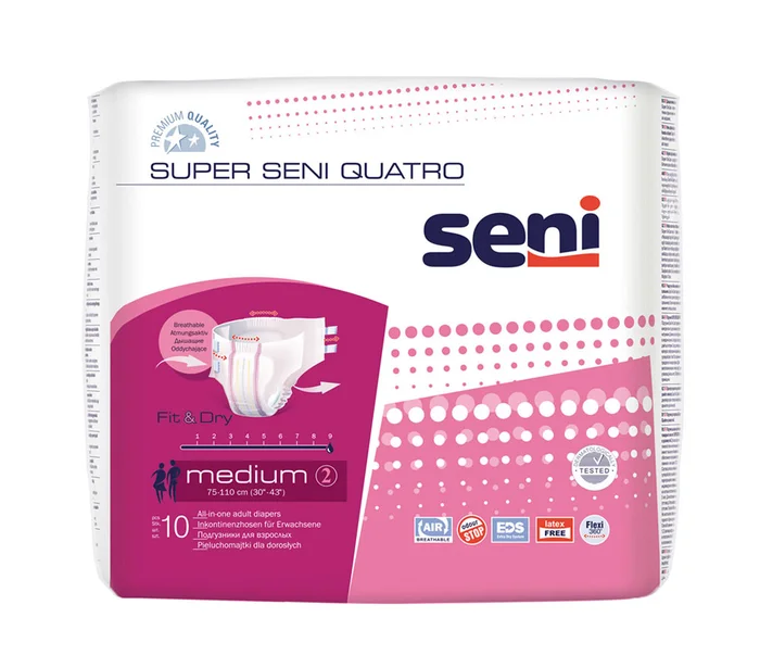 Seni Super Quatro Slip Medium Gr. 2 ISO 3700 ml