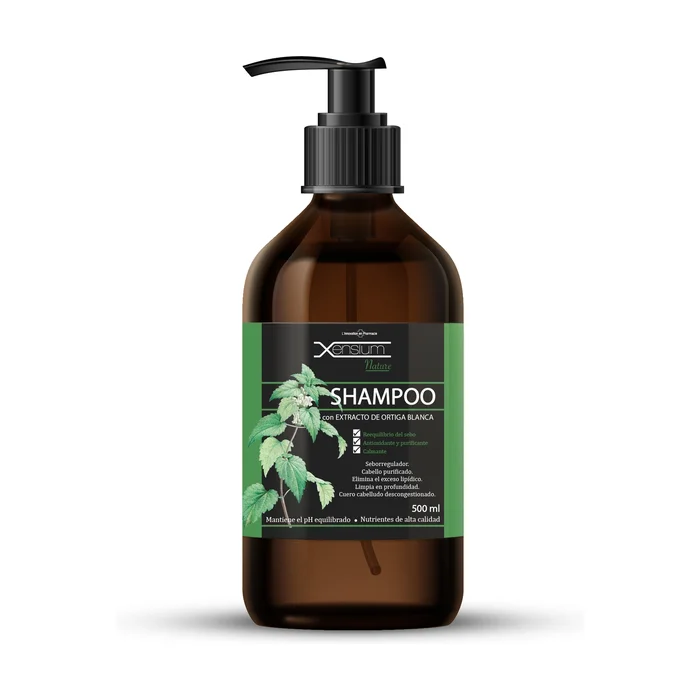 Shampoo mit weißem brennnesselextrakt 500 ml
