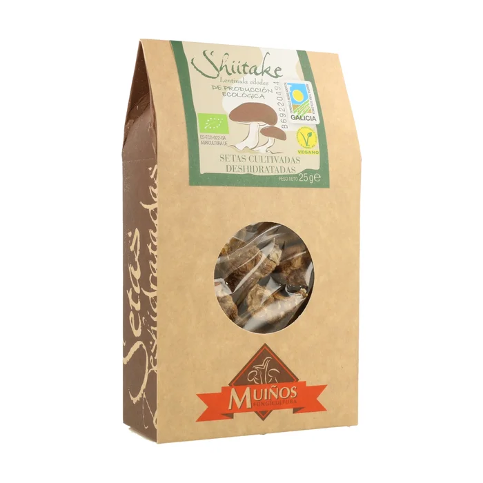 Shiitake Bio Dehydrated Cultured Mushrooms 25 G