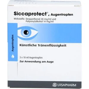 SICCAPROTECT Augentropfen 3X10 ml