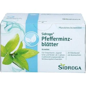SIDROGA Pfefferminzblätter Tee Filterbeutel 20X1.5 g