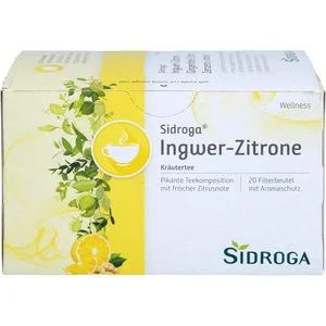 SIDROGA Wellness Ingwer-Zitrone Tee Filterbeutel 20X2.0 g