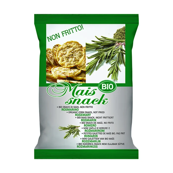 Snack Mini Corn Pancakes mit Rosmarin Bio 50 G