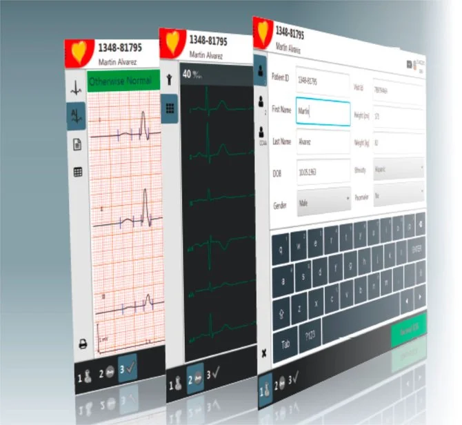 Software ETM für SCHILLER EKG-Tablet