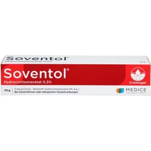SOVENTOL Hydrocortisonacetat 0,5% Creme 30 g