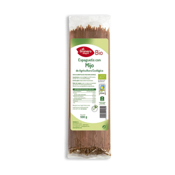 Spaghetti mit Bio Millet 500 G