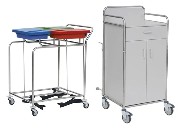 Stationswagen mit koppelbarem 3-fach Sammler, KS70, 1 Schubl