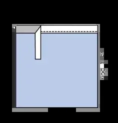 Steri Drape Abdecktuch AP 40 75x75cm selbstklebend