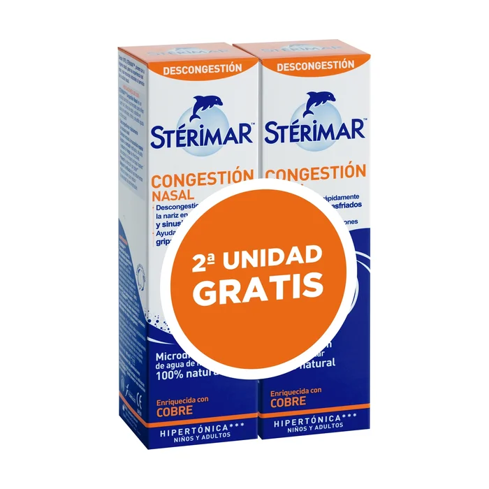 Sterimar-Packung gegen verstopfte Nase 2 Einheiten à 100ml
