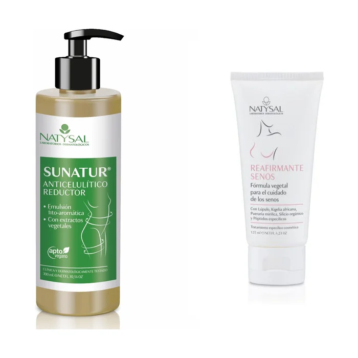 Sunatur + straffende Brustpackung 300 ml + 125 ml