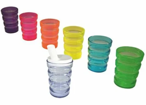 Sundo Rillenbecher Mit Tee-Aufsatz Violett