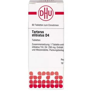 TARTARUS STIBIATUS D 4 Tabletten 80 St